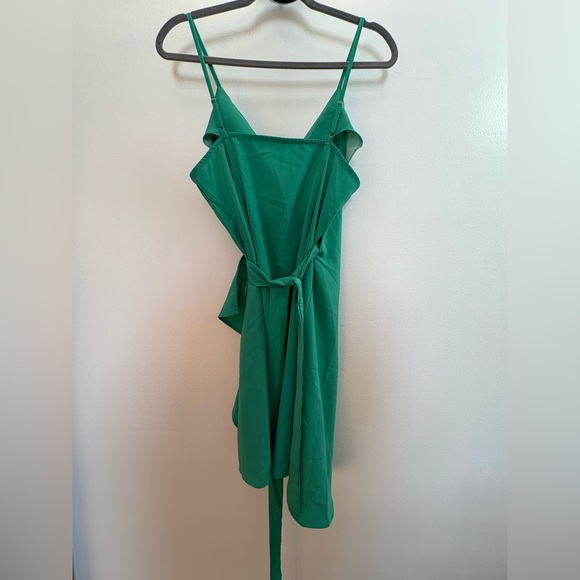 Cupshe Green Wrap Dress L - Picture 10 of 10